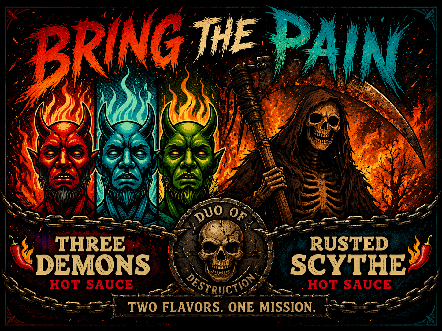 Hells Heat Duo of Destruction